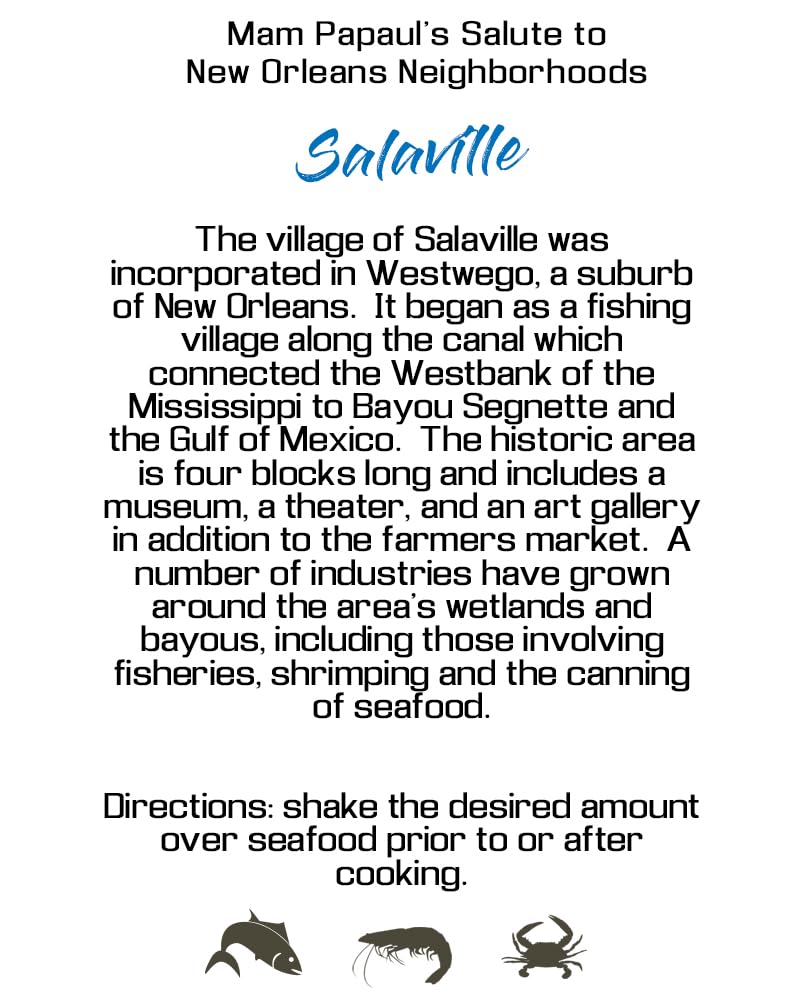 Mam Papaul's Salaville Southern Bay Seasoning