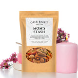 Mom’s Stash Snack Mix - Kepperton Gourmet Trail Mix Funny Food Gifts for Mothers Day Gag Gift for Womens Basket Assorted Crunchy Snacks