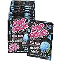 Pop Rocks Blue Razzberries (Pack of 24) - Tangy Popping Candy with Fruity Flavor - Perfect for Parties, Candy Bowls, Gifts, and Fun Snacking