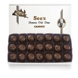 See's Candies 1 lb Dark Raspberry Cream (White Wrap)