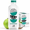 Once Upon a Coconut Premium Coconut Water 1L - Low Calorie All-Natural Drink with Electrolytes - Non-GMO - Gluten-Free - 33.8 Fl Oz (Pack of 4)