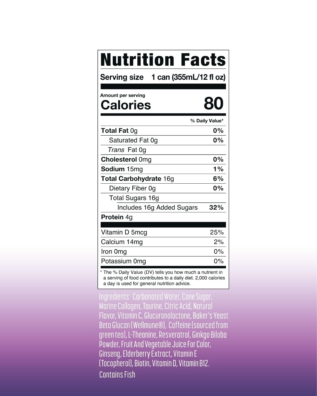 Euroky Vitality Drink, Wellness Beverage - Rejuvenation, Immunity, Cognition and Energy Support, 12 fl oz