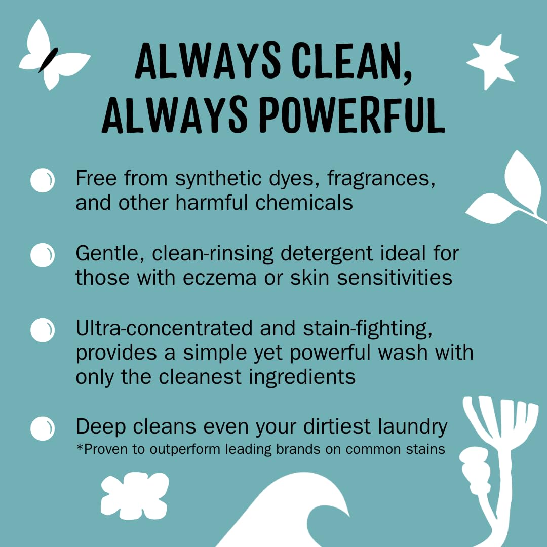 Molly's Suds Original Laundry Detergent Powder | Clean Laundry Detergent Powder for Sensitive Skin | Simple, Effective Ingredients, Stain Fighting |
