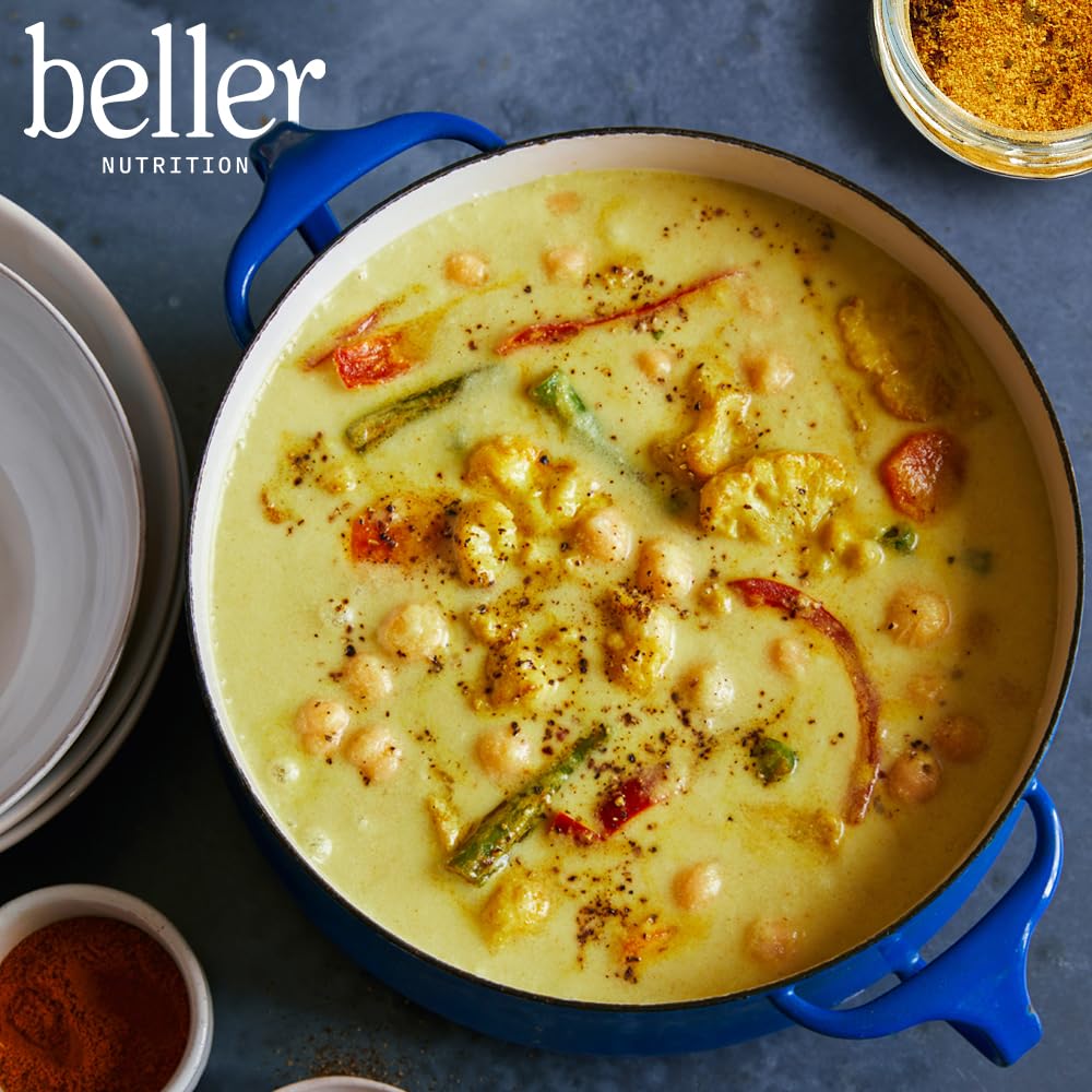 Beller Nutrition Vegitude Power | 1.4 oz | Organic Onion Powder & Garlic Powder No Salt Seasoning Spice Blend with Tumeric & Parsley | All-In-One