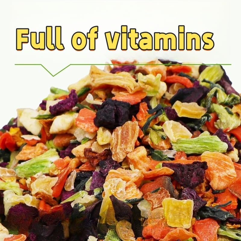 Freeze Dried Mixed Dehydrated Vegetables - 8.82oz Ramen Toppings Vegetable Flakes, Dry Veggie for Cooking, Camping, Emergency Supply?To Make Vegetable