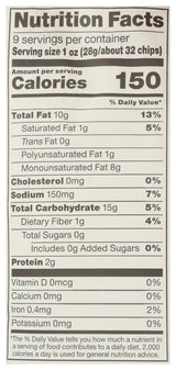 365 by Whole Foods Market, Organic Sea Salt Corn Chips, Vegan, Gluten-Free, 9 Ounce