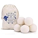 Shuielai 6pc Wool Dryer Balls, Dryer Balls for Laundry, Reusable Wool Dryer Balls