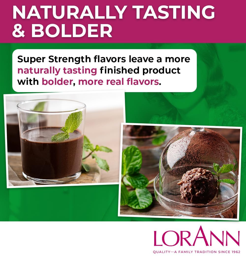 LorAnn Oils Super Strength Flavoring - Used For Candy Making, Flavoring, Baking, Hard Candy, & Flavor Oils - Bold, Natural Flavors 4X Stronger Than