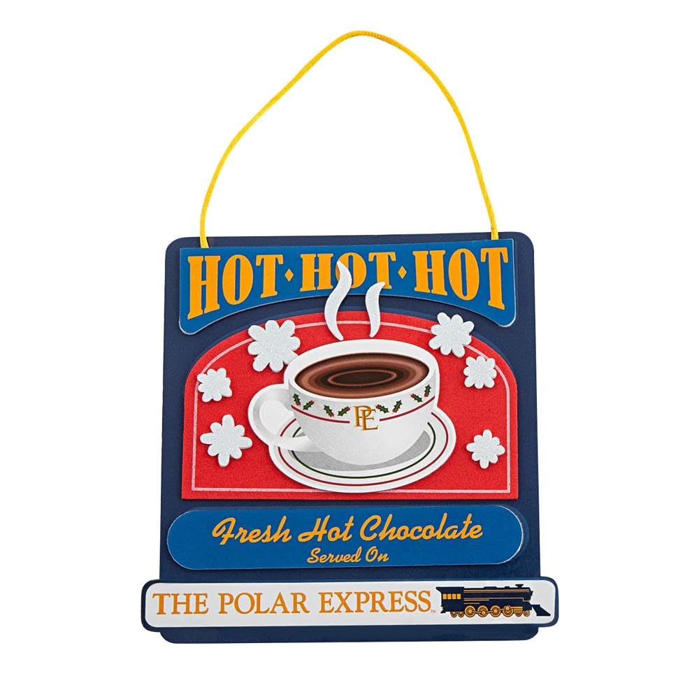 Fun Express The Polar Express Hot Chocolate Sign Craft Kit - Makes 12