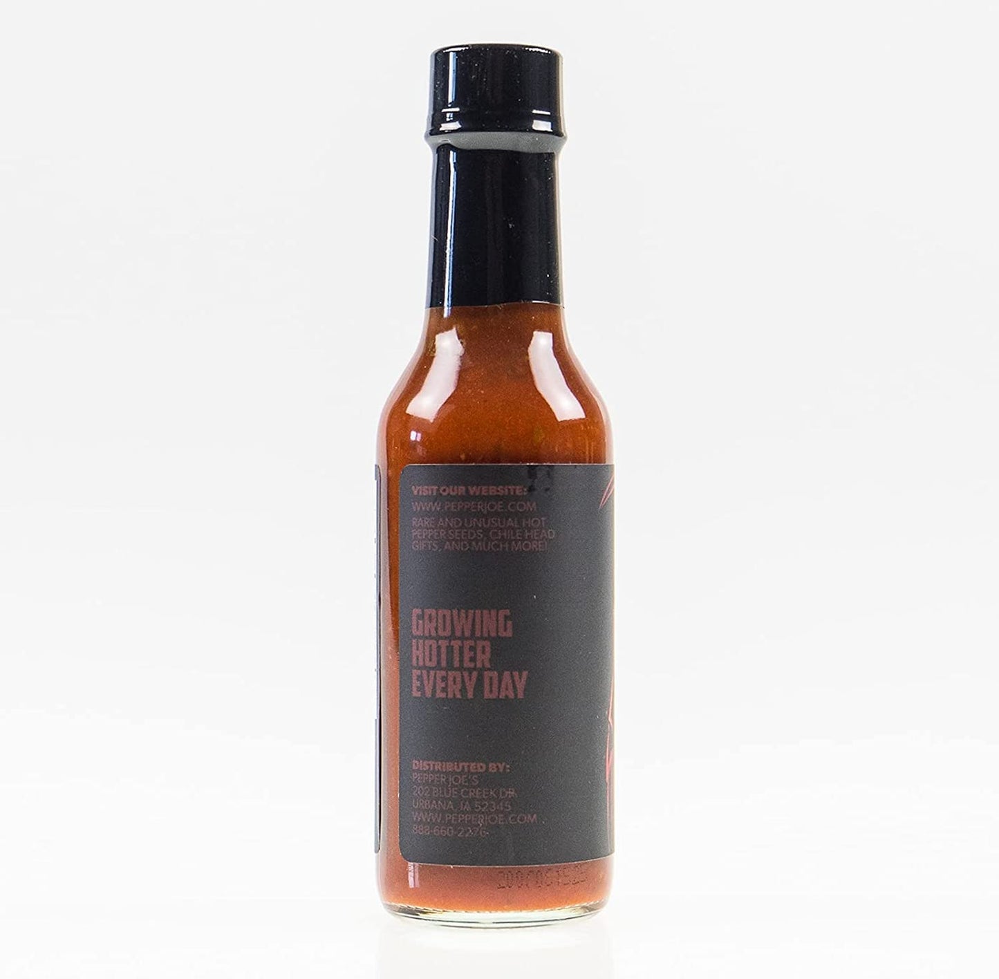 Pepper Joe’s Carolina Reaper Hot Sauce - Extreme Heat with Delicious Flavor Balance - Made with World’s Hottest Chili Pepper - 5 Ounces (3 Pack)