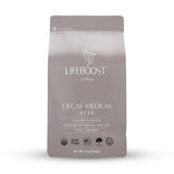 Lifeboost Medium Roast Swiss Water Decaf Whole Bean Coffee - Low Acid Organic Decaf Coffee, Non-GMO, USDA Organic, Single Origin, Third-Party Tested