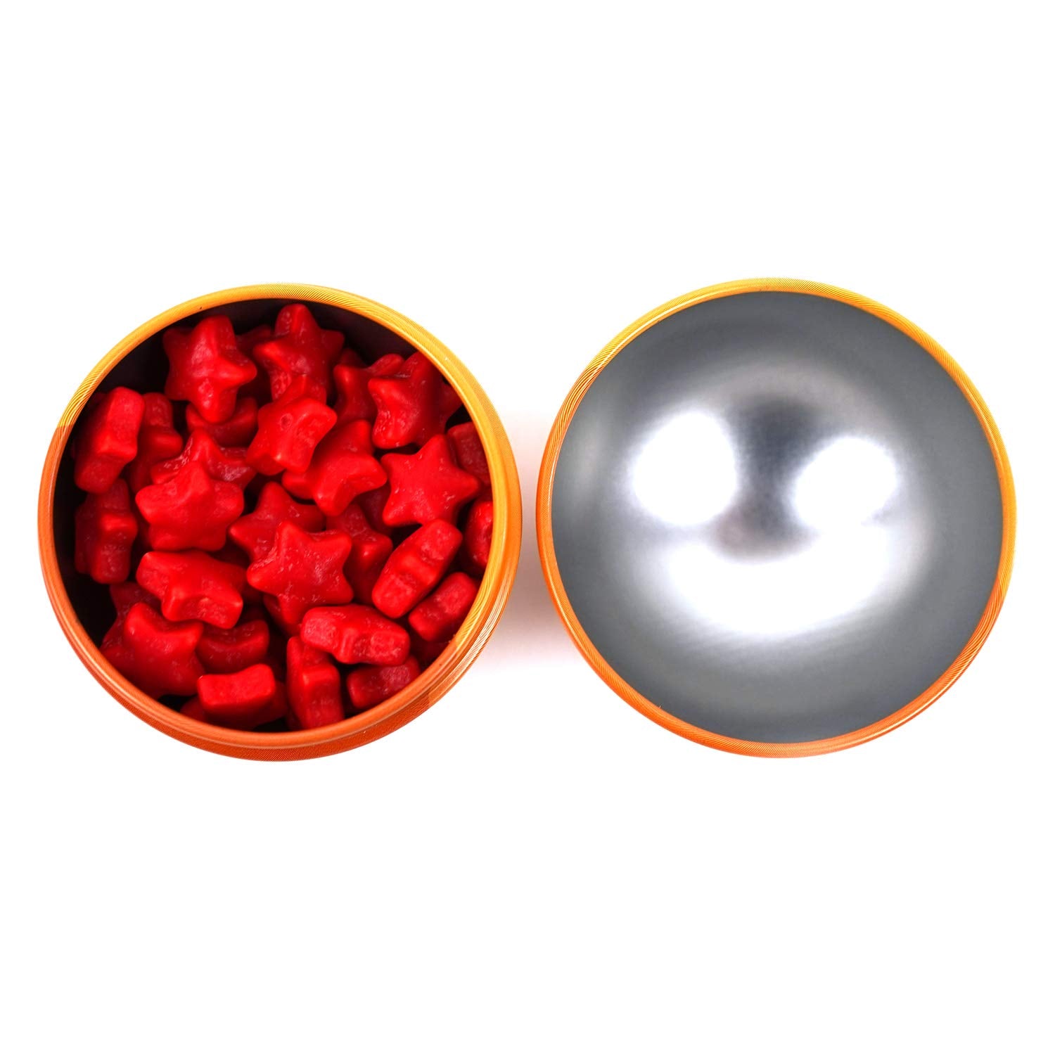 DragonBall Z Dragon Ball Star Candy Tin Star Shaped Candy (2 Pack - Star Number on tin vary) with 2 GosuToys Stickers