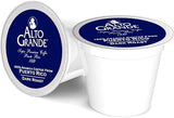 Alto Grande Ground Dark Roast Arabica Coffee Single-Serve Pods, 72 Count, Compatible with Keurig K Cup Brewers