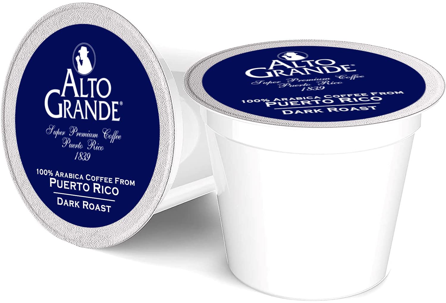 Alto Grande Ground Dark Roast Arabica Coffee Single-Serve Pods, 72 Count, Compatible with Keurig K Cup Brewers