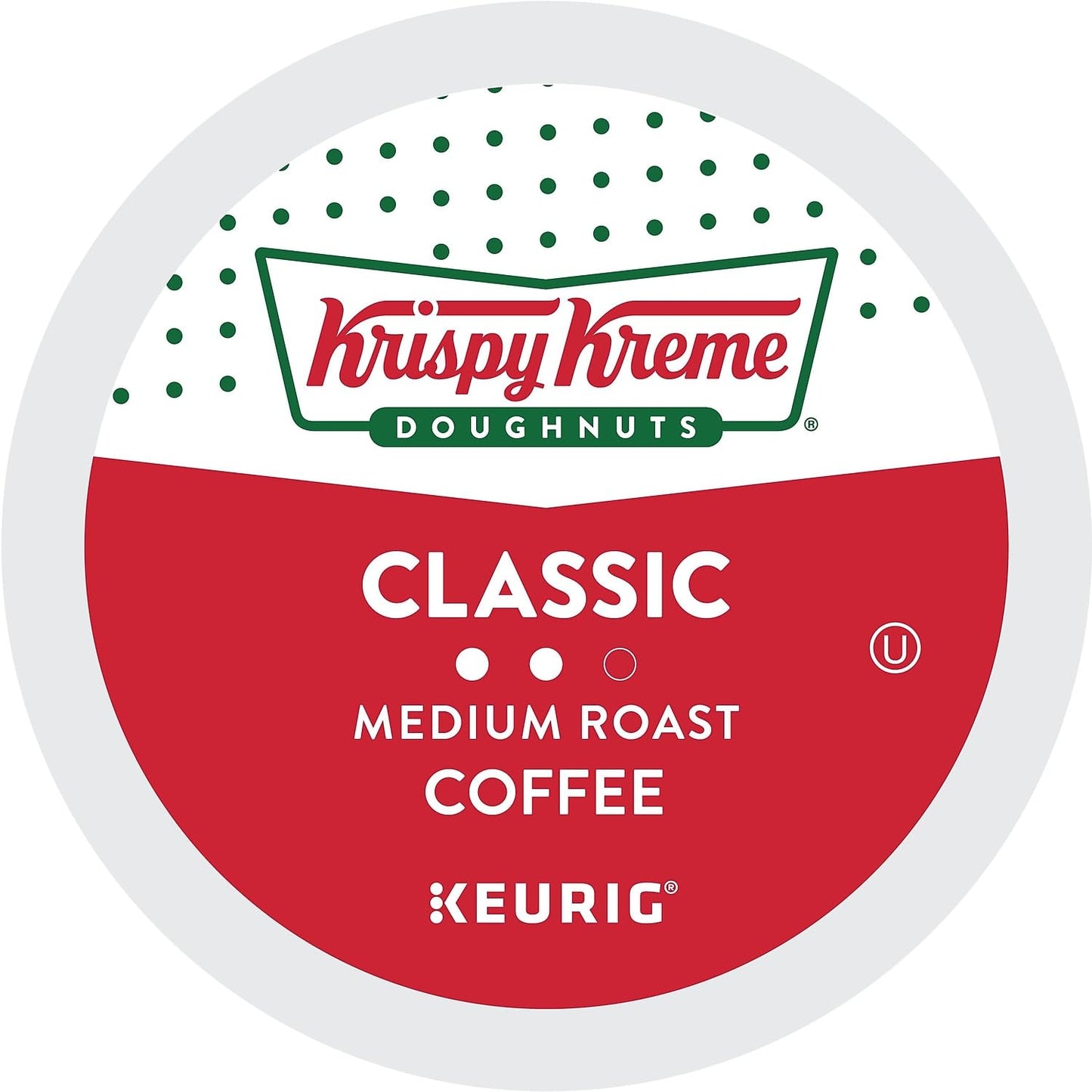 Krispy Kreme Classic, Single-Serve Keurig K-Cup Pods, Medium Roast Coffee, 24 Count