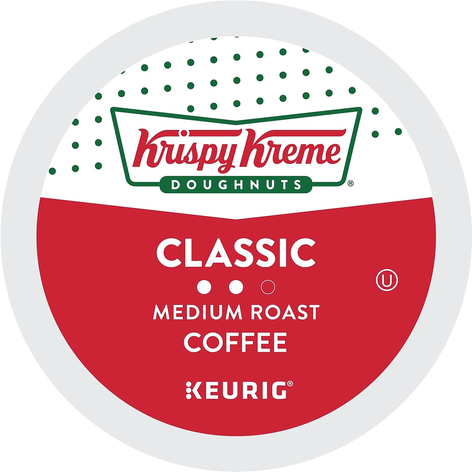 Krispy Kreme Classic, Single-Serve Keurig K-Cup Pods, Medium Roast Coffee, 24 Count