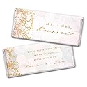 Wedding Candy Botanical Personalized Chocolate Bars (12 Count)