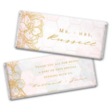 Wedding Candy Botanical Personalized Chocolate Bars (12 Count)