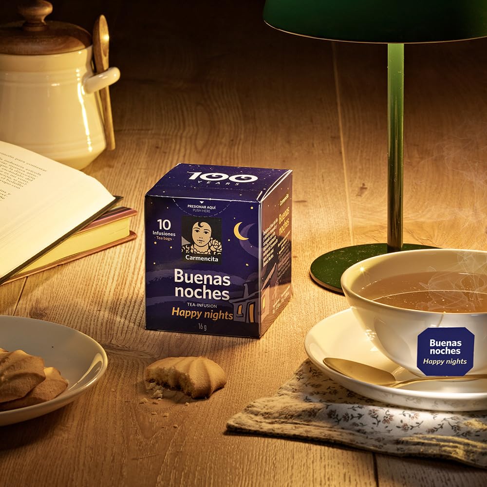 Carmencita. Happy Nights Tea Infusion. Buenas Noches (20 bags). 32g (1.13oz).