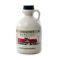 Georgia Mountain Maples of Vermont, Organic Maple Syrup, Dark Color Robust Taste, 32 Ounce
