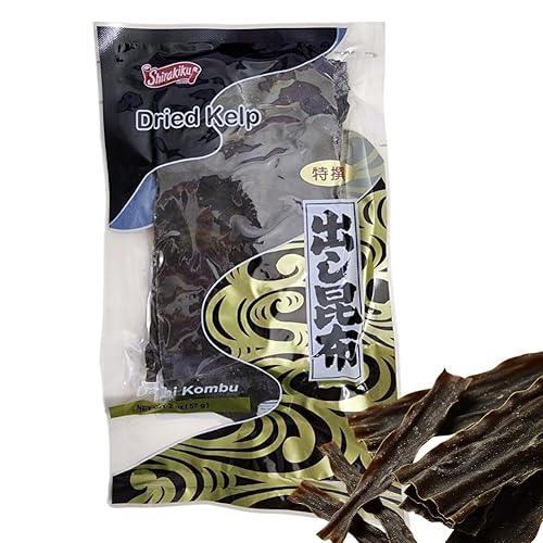 Dried Dashi Kelp Dried Dashi Kombu Seaweed 2oz for Ramen Broth Japanese Cusine Original natural food