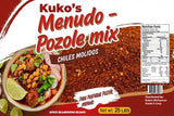 Menudo Pozole Rojo chiles molidos Mix Mexican Spice Seasoning 25 Pounds Bulk Box