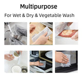 neogor Non-Scratch Wire Cleaning Dishwash Dishcloth, Kitchen Washcloths for Washing Dishes, Multipurpose Wire Dishwashing Rag for Wet
