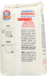Nishiki Medium Grain Rice, 5-Pound(Pack of 8)
