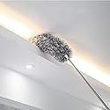 HAINANSTRY Microfiber Duster with Extension Pole, Extension Pole 30 to 100 Inches,Extendable Dusters for Cleaning Blinds/Cobweb/Furniture/Roof