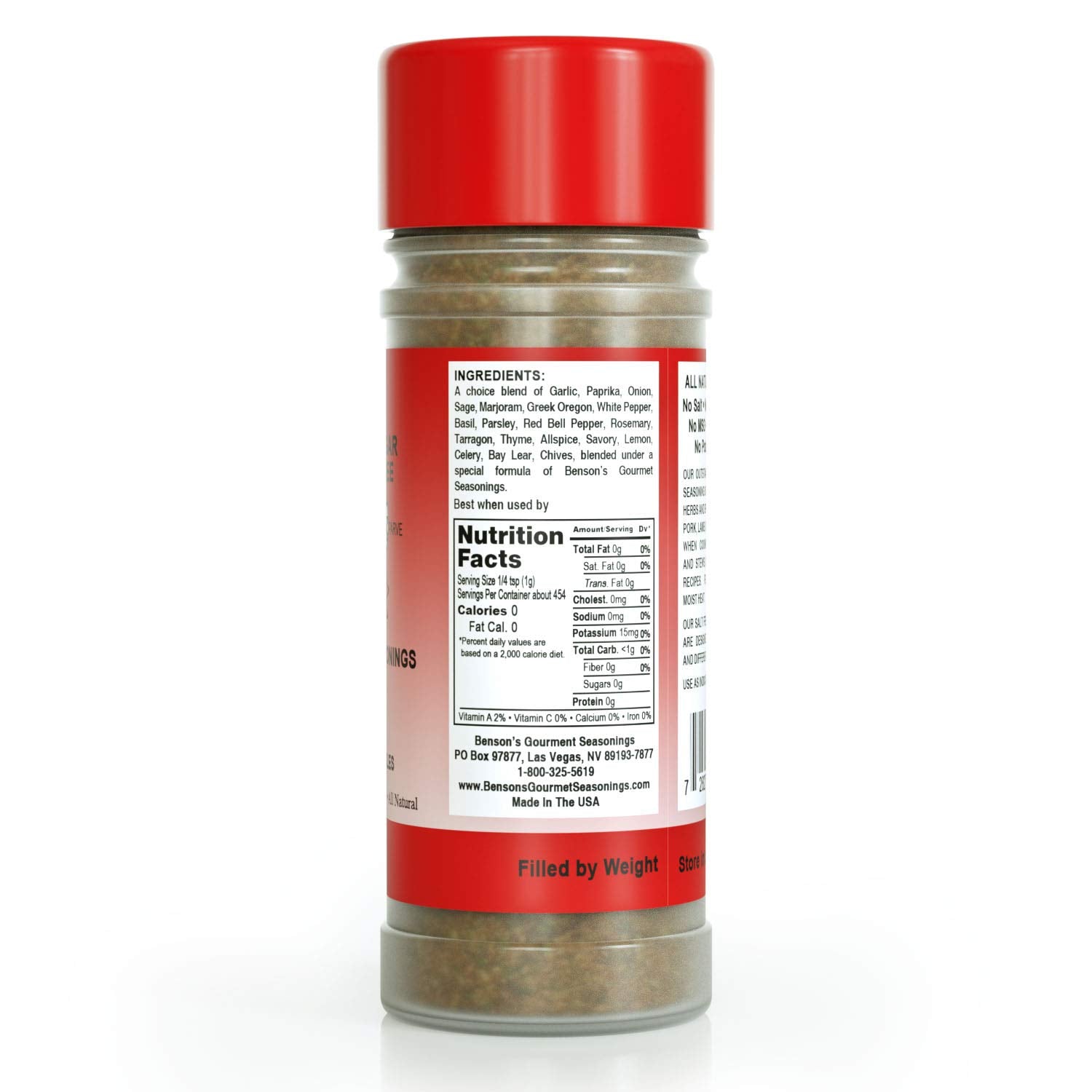 Bensons - 2 oz bottle Supreme Seasoning