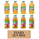 LUV BOX- variety Everfresh Juice 16 oz. pack of 8, Everfresh Mango Carrot, Everfresh 100% Apple Juice. by evaxo