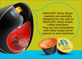 Nescafe Dolce Gusto Pods, Skinny Cappuccino, 16 capsules, Pack of 3