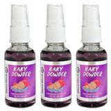 Blunt Black Concentrated Air Freshener Spray 1 oz. Glass Bottle - Baby Powder Scent 3-Pack
