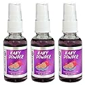Blunt Black Concentrated Air Freshener Spray 1 oz. Glass Bottle - Baby Powder Scent 3-Pack