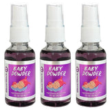 Blunt Black Concentrated Air Freshener Spray 1 oz. Glass Bottle - Baby Powder Scent 3-Pack