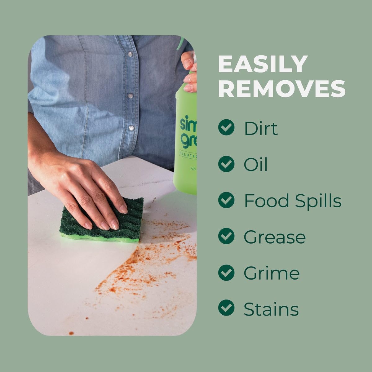 Simple Green 13014 67 All Purpose Cleaner, Green, 67.6 Fl Oz, 1 Count
