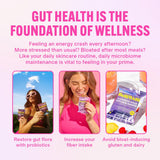 Belliwelli Soft Baked Probiotic Snack Bars | Gluten-Free, Dairy-Free, Vegan, Low-FODMAP | High-Fiber, Healthy & Tasty | Strawberry Shortcake (8 Pack)
