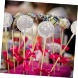 Hoement 50pcs Valentine's Day Chocolate Bouquet Supplies Chocolate Holders for Bouquets for Wrapping and Flower Shop Accessories