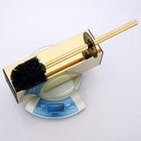 BGL Freestanding Solid Stianless Steel 304 Toilet Bowl Brush and Holder for Bathroom Storage and Organization - Space Saving, Sturdy, Deep Cleaning
