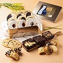 Dulcet Gift Baskets Father’s Day Assortment Tin Box- Delicious Gourmet Confection Gift Set - - Variety Of Freshly Baked Cookies, Brownies & Rugelah In