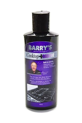 Barry's Restore It All Products - Cooktop Rescue (6oz.) | Penetrating, breathable SEALER that protects glass, porcelain and stainless cooktops. CLEANS