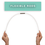 Dryer Vent Cleaner Kit: Dryer Vent Cleaning Rods as Accessories, Only Rods Not Including Brush Head,Extends To Your Require Size (10)