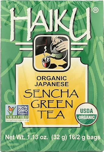 Haiku Green Tea - Sencha - Case of 6 - 16 Bags