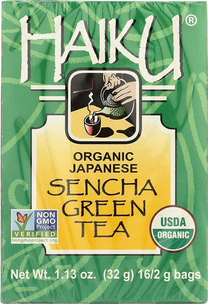 Haiku Green Tea - Sencha - Case of 6 - 16 Bags