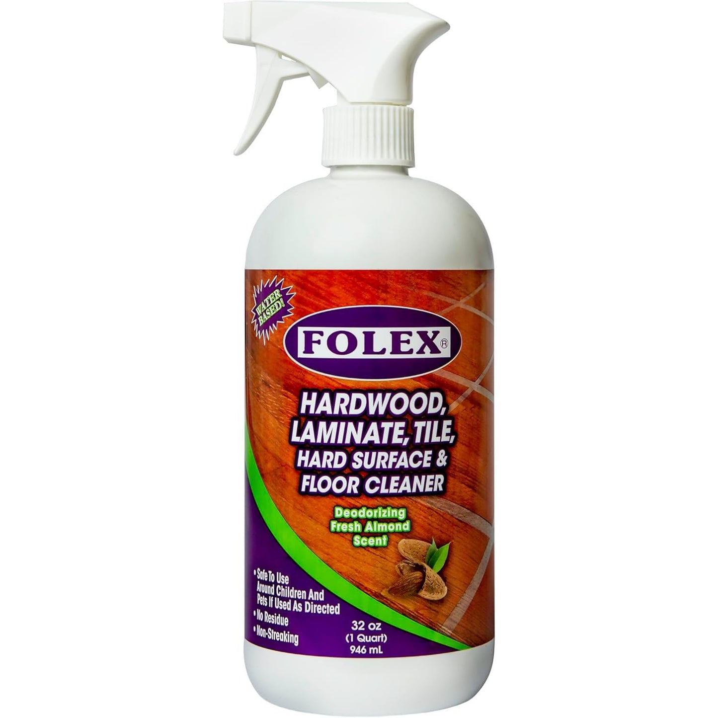 FOLEX Carpet Spot Remover & Hardwood/Floor Cleaner Bundle - Removes Pet Stains, Grease, Red Wine, Food & More - Bundle of Two 32 oz Bottles + 2