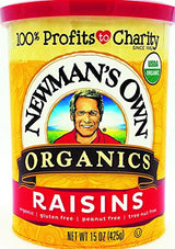 NEWMANS OWN Organic Raisins ORG CAN, 15 OZ, 3 Pack