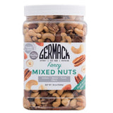 Germack® - Fancy Deluxe Mixed Nuts - Almonds, Cashews, Pecans and Filberts (Hazelnuts) - Roasted and Salted (36oz Jar)