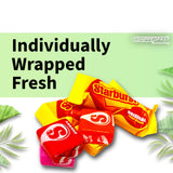Fruit Chews Fun Size Candy, 1lb (16oz) Bulk Bag, Individually Double Wrapped for Freshness and Easy Sharing, Perfect for Buffet Spreads, Birthdays
