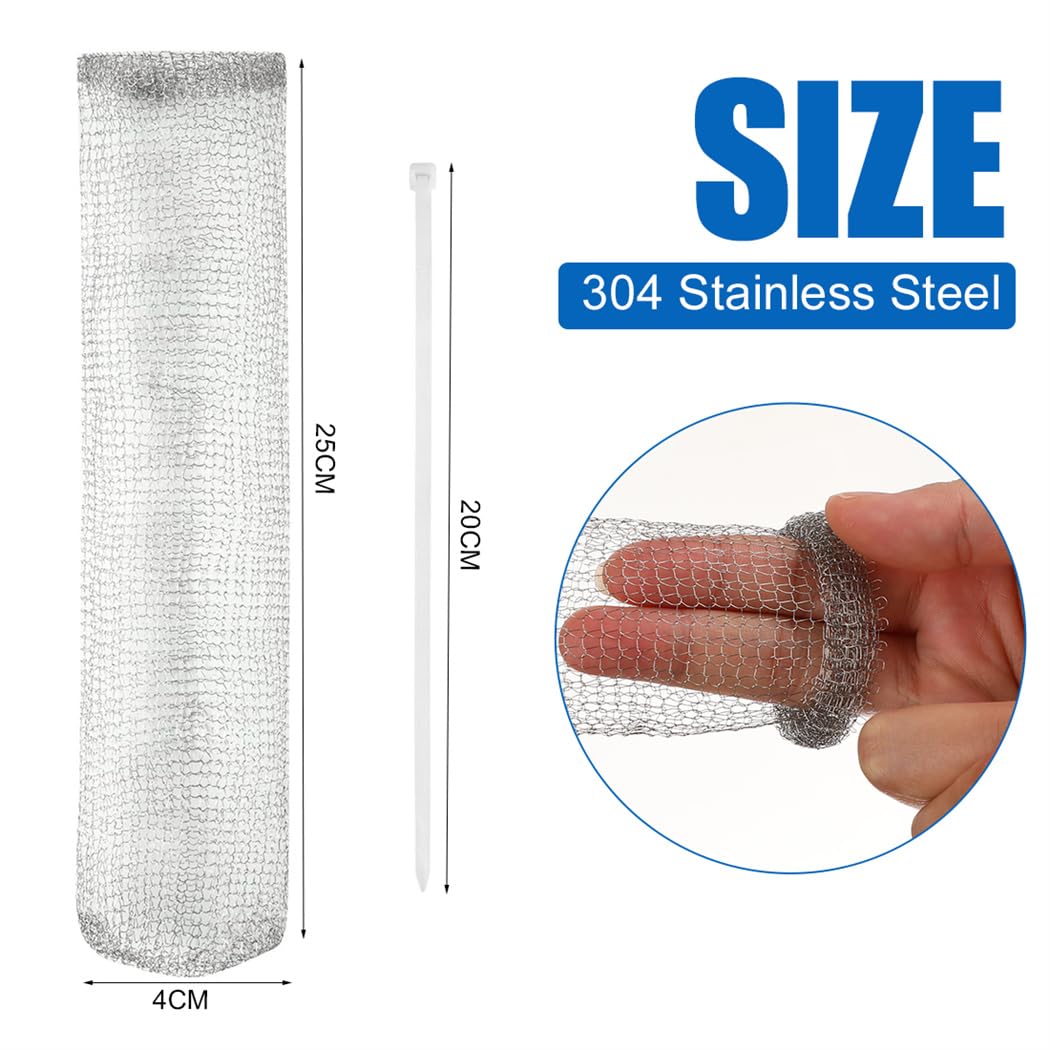 Lint Traps 10 Pieces Lint Trap Laundry Mesh Washer Hose Filter Hose Screen Filter Catcher with 10 Pcs Cable Ties Sink Drain Hose Filter Catcher