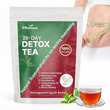 Detox Tea 28 Count, Natural Herbal Tea with Oolong & Green Tea Extract, Yerba Mate & Ginseng - Supports Balanced Diet & Metabolism Boost - Vegan